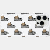 Coques Case-Mate iPhone Halloween, Jolie Gris Fantôme, Trick Ou Treat, Boo (Verso (horizontal))