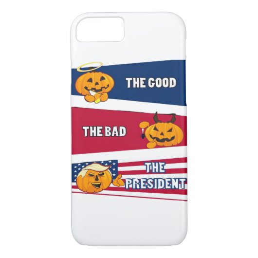 Coques Case-Mate iPhone Halloween le président Trumpkin (Dos)