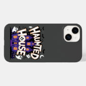 Coques Case-Mate iPhone Halloween - Maison Hantée (Verso (horizontal))