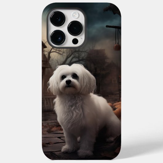 Coques Case-Mate iPhone Halloween maltais effrayant (Verso)