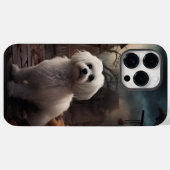Coques Case-Mate iPhone Halloween maltais effrayant (Verso (horizontal))