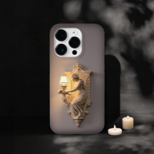 Coque Pour iPhone 14 Pro Halloween moderne éffrayant Renaissance Lampe Desi