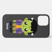 Coques Case-Mate iPhone Halloween monstre Frankenstein Green (Verso (horizontal))