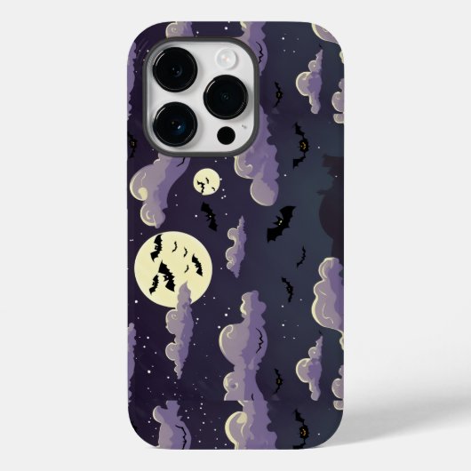Coques Case-Mate iPhone halloween night sky vector wed spooky (Verso)