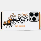 Coques Case-Mate iPhone Halloween/octobre/automne/arbre citrouille (Verso (horizontal))