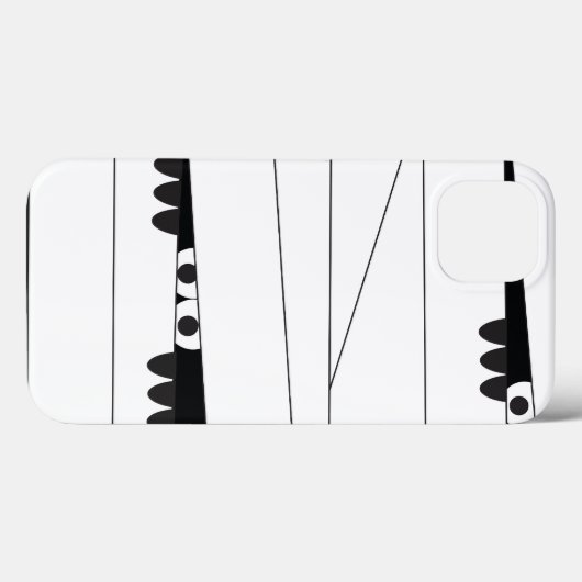Coques Case-Mate iPhone Halloween Peeking maman (Verso (horizontal))