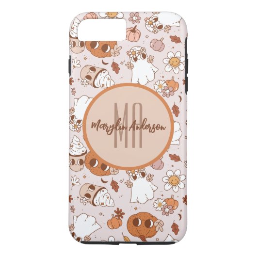 COQUES Case-Mate iPhone HALLOWEEN RETRO CITROUILLES SUPER ET GHOSTS (Dos)