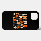 Coques Case-Mate iPhone Halloween rétro Éffrayant enseignant (Verso (horizontal))