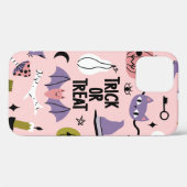 Coques Case-Mate iPhone Halloween sans couture motif avec différentes voit (Verso (horizontal))