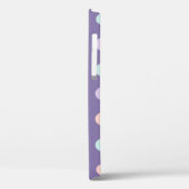 Coques Case-Mate iPhone Halloween sans couture motif avec isolat pois (Verso / Gauche)