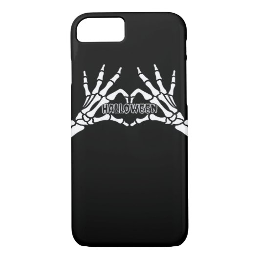 Coques Case-Mate iPhone Halloween - Skeleton Hands Heart (Dos)