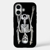 Coques Case-Mate iPhone Halloween Skeleton Headstand (Verso)