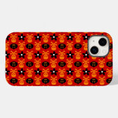Coques Case-Mate iPhone Halloween Skuls & Citrouilles (Verso (horizontal))