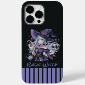Coques Case-Mate iPhone Halloween/Sorcière/violet (Verso)