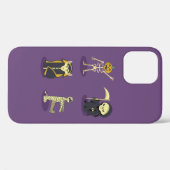 Coques Case-Mate iPhone Halloween Squelette Dracula Mummy Griffe Reaper (Verso (horizontal))