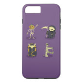 Coques Case-Mate iPhone Halloween Squelette Dracula Mummy Griffe Reaper (Dos)
