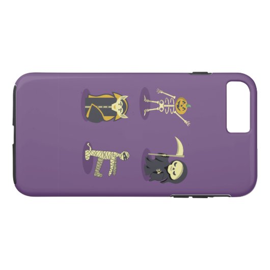 Coques Case-Mate iPhone Halloween Squelette Dracula Mummy Griffe Reaper (Dos (Horizontal))