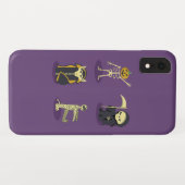 Coques Case-Mate iPhone Halloween Squelette Dracula Mummy Griffe Reaper (Dos (Horizontal))
