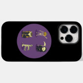 Coques Case-Mate iPhone Halloween Squelette Dracula Mummy Griffe Reaper (Verso (horizontal))