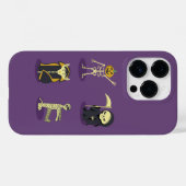 Coques Case-Mate iPhone Halloween Squelette Dracula Mummy Griffe Reaper (Verso (horizontal))