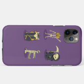 Coques Case-Mate iPhone Halloween Squelette Dracula Mummy Griffe Reaper (Dos (Horizontal))
