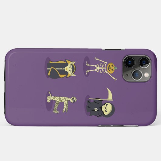 Coques Case-Mate iPhone Halloween Squelette Dracula Mummy Griffe Reaper (Dos (Horizontal))