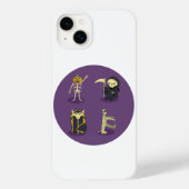 Coques Case-Mate iPhone Halloween Squelette Dracula Mummy Griffe Reaper (Verso)