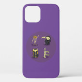 Coques Case-Mate iPhone Halloween Squelette Dracula Mummy Griffe Reaper (Verso)