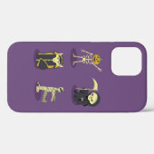 Coques Case-Mate iPhone Halloween Squelette Dracula Mummy Griffe Reaper (Verso (horizontal))