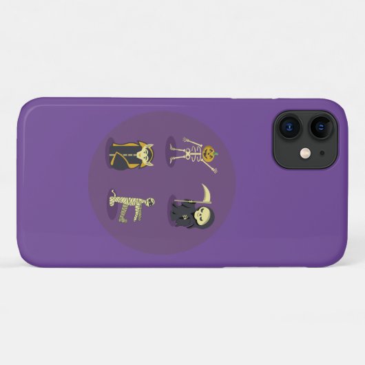 Coques Case-Mate iPhone Halloween Squelette Dracula Mummy Griffe Reaper (Dos (Horizontal))