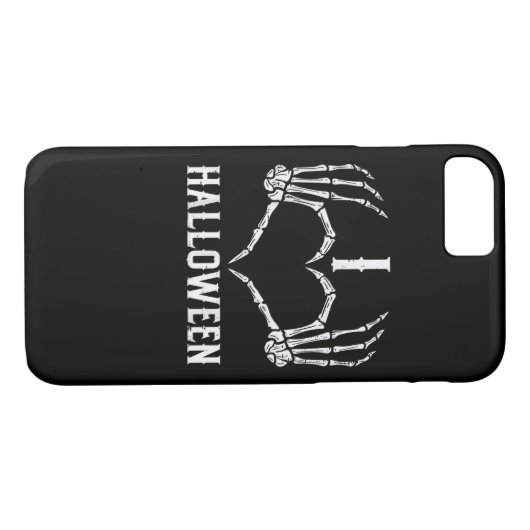 Coques Case-Mate iPhone Halloween Squelette Mains Coeur mignonne Femmes Fi (Dos (Horizontal))