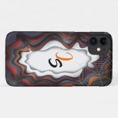 Coques Case-Mate iPhone Halloween Treat or Trick Monogram (Dos (Horizontal))