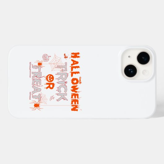 Coques Case-Mate iPhone Halloween Trick ou Treat (Verso (horizontal))