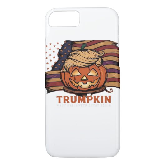 Coques Case-Mate iPhone Halloween, Trumpkin Citrouille, Rendre Halloween g (Dos)