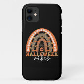 Coques Case-Mate iPhone Halloween Vibes Boho Rainbow Automne Éffrayant (Dos)