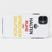 Coques Case-Mate iPhone Halten Ruhe und Sprechen Deutsch (Dos (Horizontal))