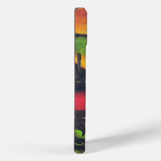 Coques Case-Mate iPhone Hamburger de luxe double au fromage (Verso / Droite)