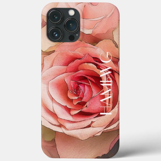 Coques Case-Mate iPhone HAMbWG - Boîtier de téléphone cellulaire - Rose de (Verso)