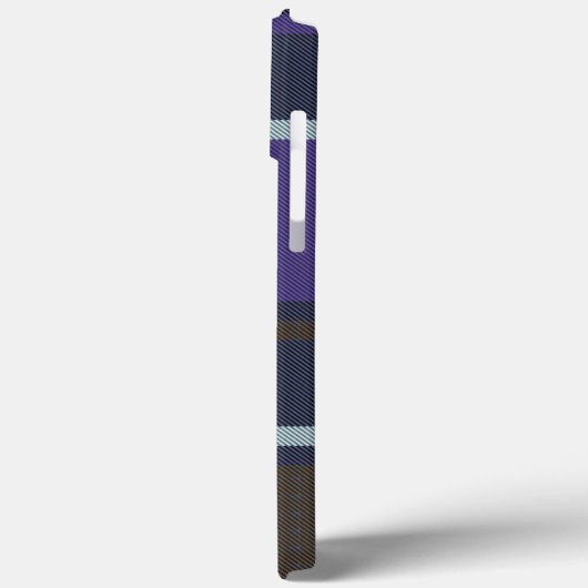 Coques Case-Mate iPhone HAMbWG Boîtier de téléphone Xtreme dur - Plaid vio (Verso / Gauche)