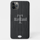 Coques Case-Mate iPhone HAMbWG Gray Gradient Monogramme (Dos)