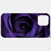Coques Case-Mate iPhone HAMbWG - Rose violet gothique (Verso (horizontal))