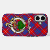 Coques Case-Mate iPhone Hamilton Clan Badge & Tartan iPhone / iPad case (Verso (horizontal))