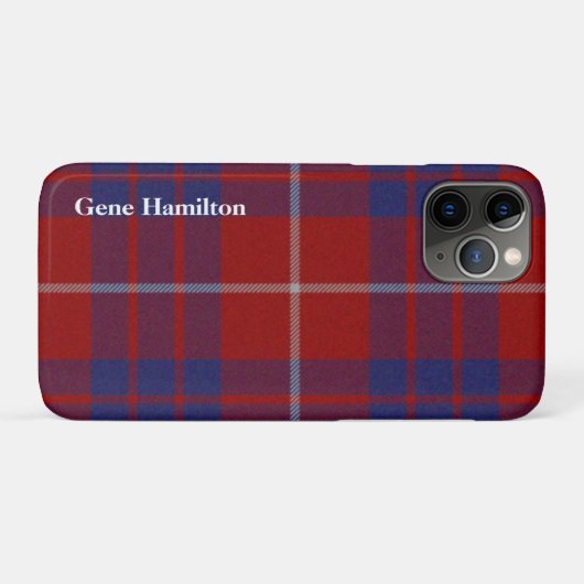 Coques Case-Mate iPhone Hamilton Scottish Tartan Plaid (Dos (Horizontal))
