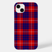 Coques Case-Mate iPhone Hamilton tartan rouge bleu violet plaid (Verso)
