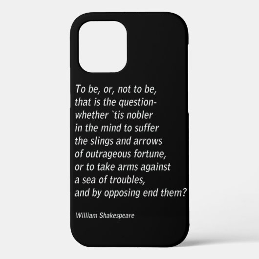 Coques Case-Mate iPhone Hamlet de William Shakespeare (Verso)