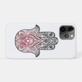 Coques Case-Mate iPhone Hamsa avec motif boho (Dos (Horizontal))