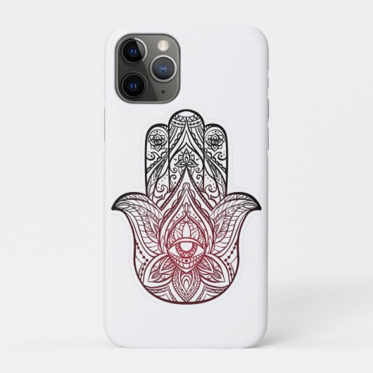 Coques Case-Mate iPhone Hamsa avec motif boho (Dos)