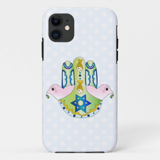 Coques Case-Mate iPhone Hamsa juif (Dos)