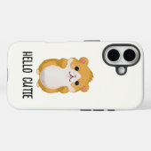 Coques Case-Mate iPhone Hamster Hello (Verso (horizontal))