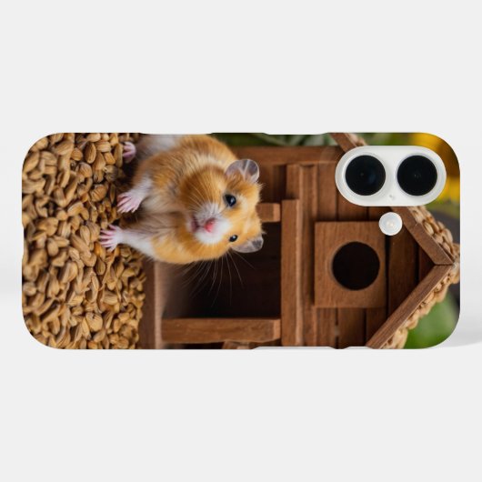 Coques Case-Mate iPhone Hamster Hideout (Verso (horizontal))